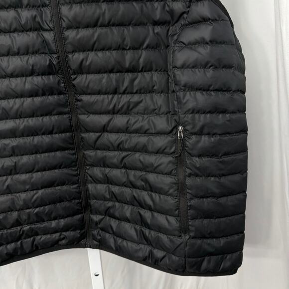 Eddie Bauer Down Vest Womens XXL Black EB650 Full Zip Pockets Puffer - Picture 6 of 9